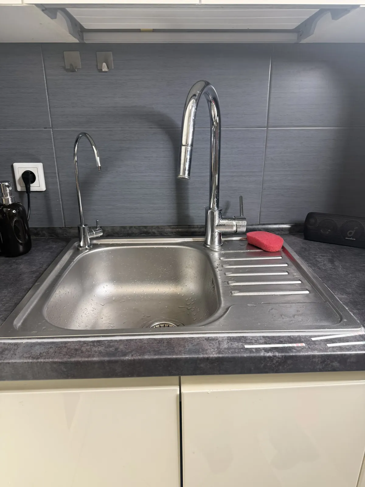 Instalacja filtra przepływowego wraz z dolewką PO